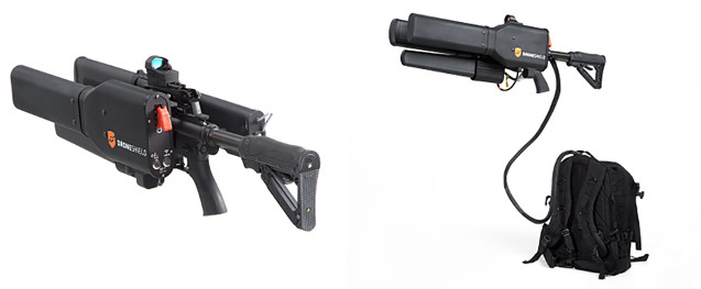 DroneGun - súng bắn sóng gây nhiễu, buộc drone hạ cánh theo ý muốn