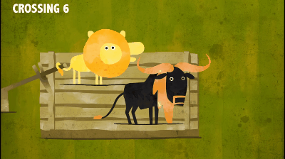 Lượt 6: linh dương + sư tử quay về