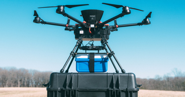 Drone sẽ là phương tiện vận chuyển máu trong tương lai