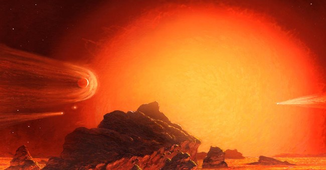 Thảm cảnh của Trái Đất khi Mặt Trời phình to gấp 100 lần