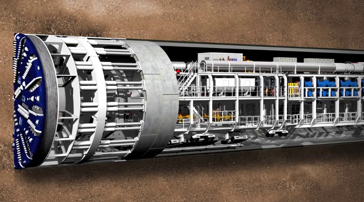 Siêu máy khoan khổng lồ.