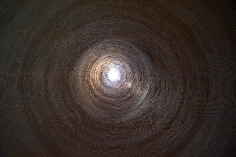 The space inside the yakhchal.