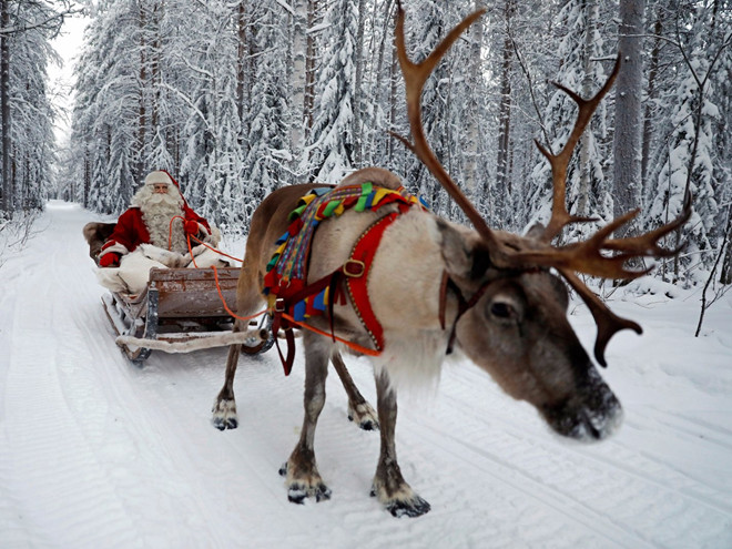 Văn phòng của ông già Noel ở đâu?