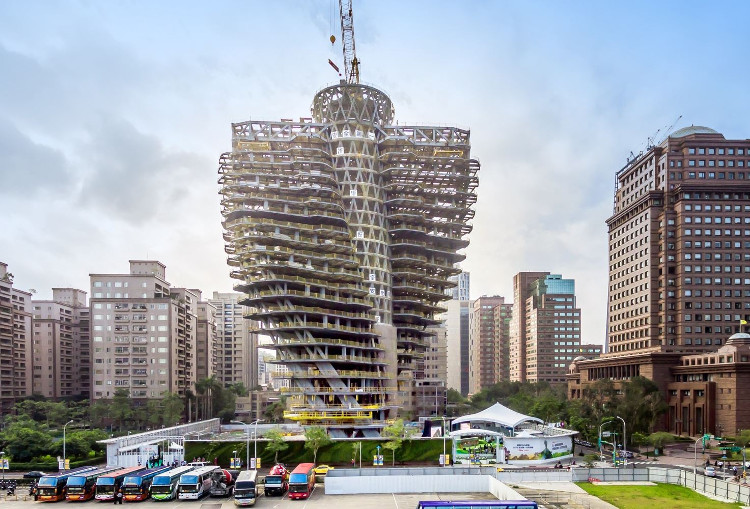 Tòa nhà siêu thực mô phỏng 