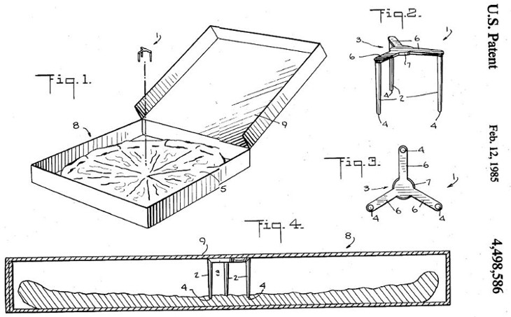 Thiết kế ban đầu của "pizza saver".