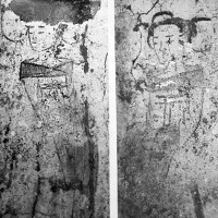 Bích họa người hầu gái trong mộ cổ 1.400 năm ở Trung Quốc