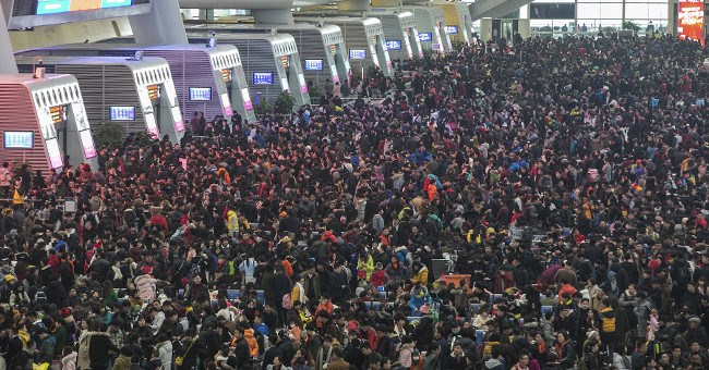 "Cuộc di dân" khổng lồ về quê ăn Tết ở Trung Quốc