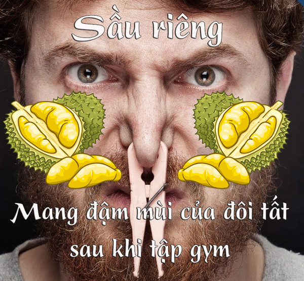 Mùi sầu riêng thực sự là: mùi của tất sau khi tập gym, mùi rác thải và thịt thối rữa