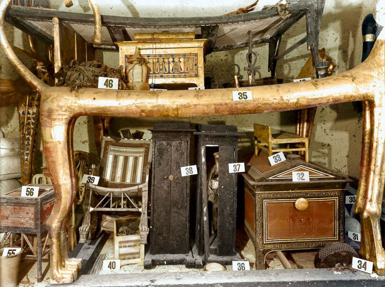 Ảnh màu cực hiếm ghi lại quá trình khám phá lăng mộ Tutankhamun