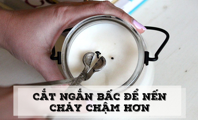 Cách giúp nến cháy chậm hơn và kéo dài gấp đôi thời gian sáng