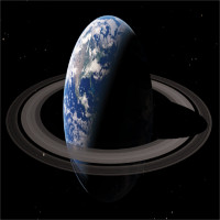 Điều gì xảy ra nếu Trái Đất có vành đai như sao Thổ?