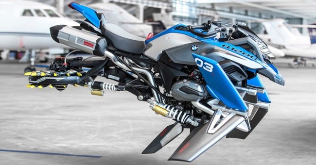 Xe máy biết bay của BMW chính là phương tiện đến từ tương lai
