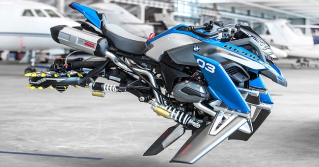Xe máy biết bay của BMW chính là phương tiện đến từ tương lai