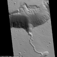 Tìm thấy ngọn núi lửa Elysium hình cá đuối trên sao Hỏa