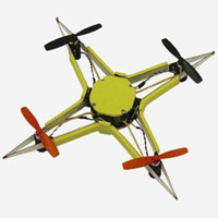 Mẫu drone đặc biệt có thể tự uốn dẻo khi gặp va chạm