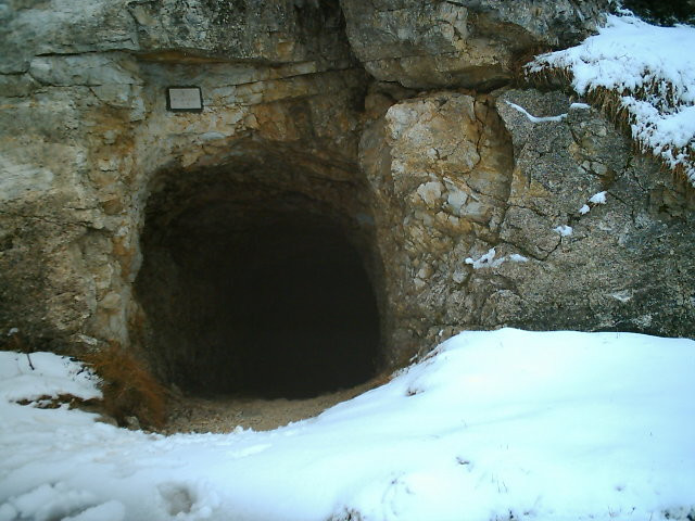 One of the tunnels in the Alps.