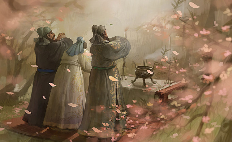 Hình ảnh Quan Vân Trường chiến đấu trên phim.