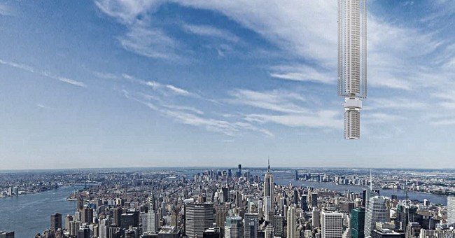 Tòa nhà chọc trời đưa cư dân đi khắp thế giới trong 24h