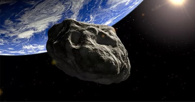 Một tiểu hành tinh đang đâm bổ vào Trái đất