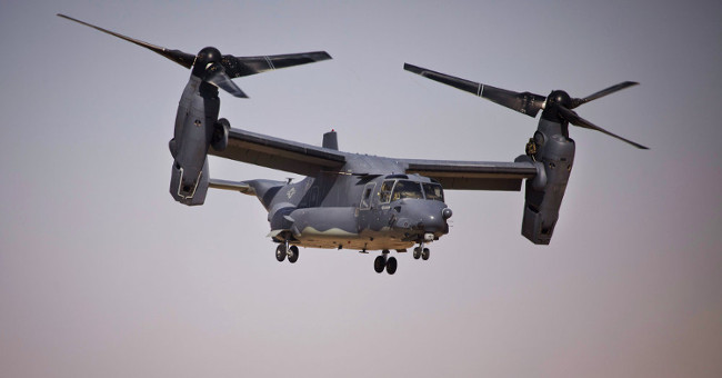 Mỹ sắp trang bị vũ khí tối tân cho "chim ưng biển" V-22 Osprey