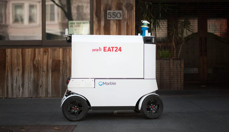 Robot vận chuyển.