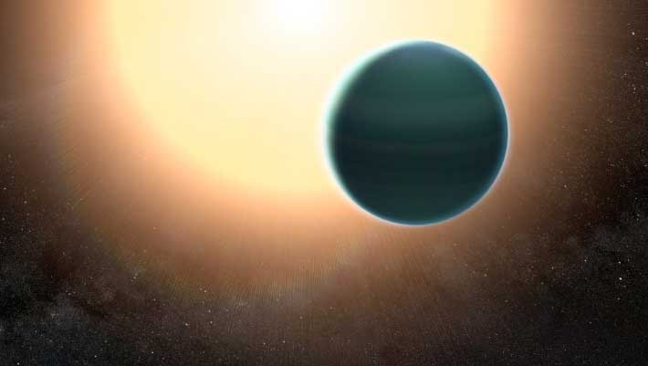 Khí quyển hành tinh HAT-P-26b chủ yếu gồm khí heli và khí hydro.