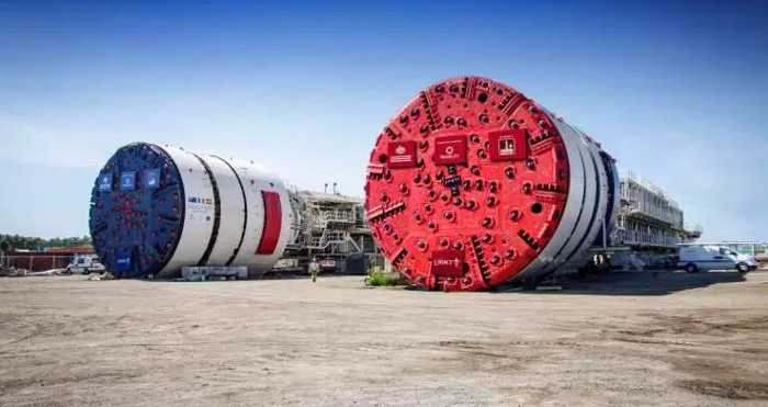 Cỗ máy đào hầm của The Boring Company.