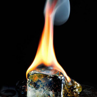 Băng cháy có thể trở thành nhiên liệu phổ biến trong tương lai