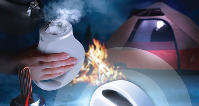 Sạc điện thoại có thể hoạt động mãi mãi chỉ với nước sôi và đá lạnh