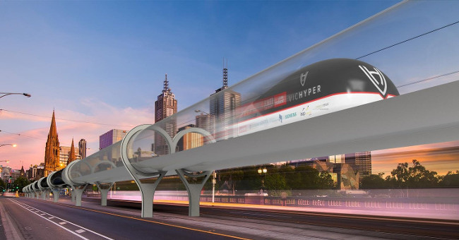 Tàu siêu tốc đi xuyên nước Úc hết 53 phút, đạt tốc độ chóng mặt 1.200km/h
