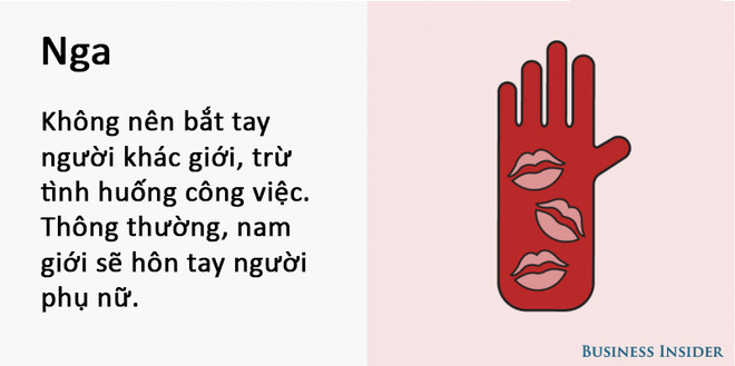 Học cách bắt tay chuẩn “quý tộc” tại các quốc gia khác nhau