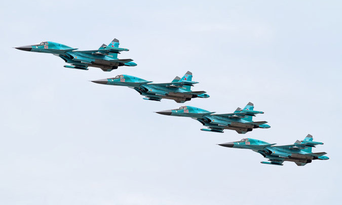 Khám phá máy bay chiến đấu SU-34 của Nga