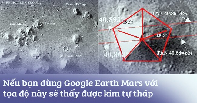 CIA công bố tài liệu tuyệt mật về kim tự tháp và nền văn minh trên sao Hỏa