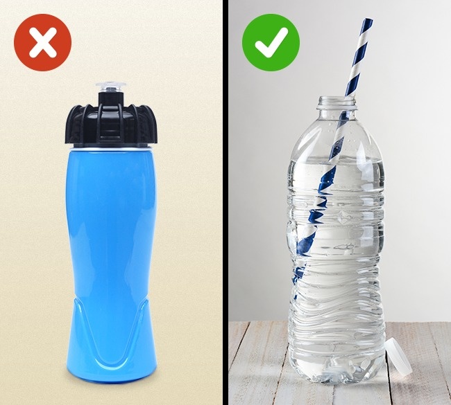 Drinking water from a used plastic bottle can contain bacteria levels similar to dog toys