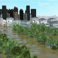 Video: Đường rút của 56 tỷ m3 nước mưa trút xuống Houston
