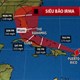 Siêu bão Irma có thời điểm rộng gần 1.300km