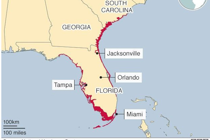 Ảnh: Bão tử thần Irma đổ bộ lên Florida, gây thương vong cho người Mỹ