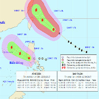 Áp thấp nhiệt đới vào biển Đông có khả năng mạnh lên thành bão