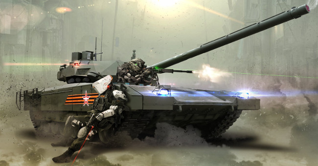 Siêu tăng Armata Nga có thể chiến đấu trên... sao Hỏa