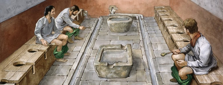 Những điều thú vị về chuyện đi vệ sinh của thời La Mã cổ đại