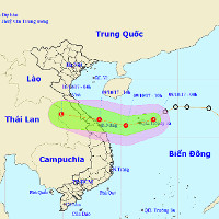 Chiều tối nay áp thấp nhiệt đới đổ bộ Quảng Bình - Đà Nẵng