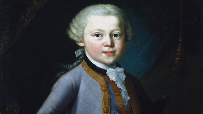 Mozart chơi đàn từ khi 3 tuổi.
