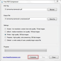 Giảm dung lượng file PDF với “Free PDF Compressor”