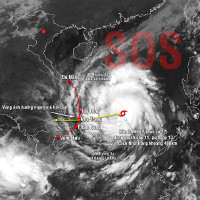 Accu Weather cập nhật dự báo hiểm họa bão Damrey với Việt Nam, Lào, Campuchia