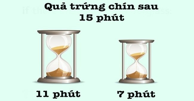 Câu đố luộc trứng chỉ 20% những người thông minh giải được! bạn thì sao?