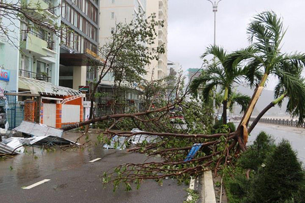 Chùm ảnh: Bão số 12 càn quét, Khánh Hòa tan hoang chưa từng thấy sau hơn 20 năm