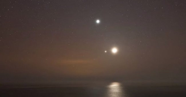 Sao Mộc và Sao Kim "hội ngộ" trên bầu trời hôm nay 13/11/2017