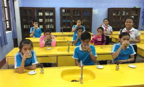 Hết sâu răng với nước súc miệng từ lá bàng non của học sinh Huế