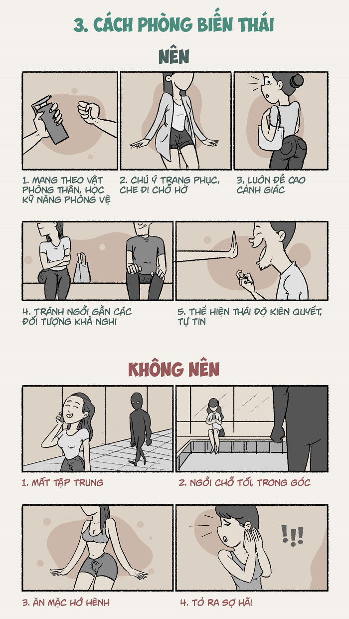 Con gái xử lý thế nào khi gặp kẻ biến thái 