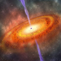 Phát hiện hố đen khổng lồ tiết lộ vũ trụ lúc "tuổi thôi nôi"